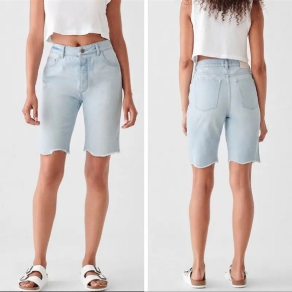 NWT DL 1961 x SHOPBOP Clara Bermuda Short, Size 32 - Picture 1 of 8